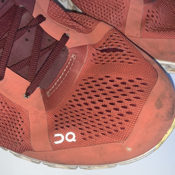 On Running Cloudflow Sneakers Red Rust Tones Men’s Size 8 - Picture 3 of 8